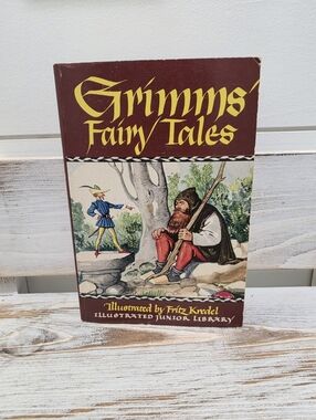 Vintage Grimms Fairytales Book